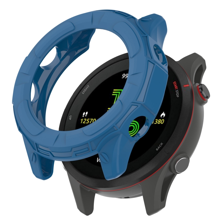 Levně TPU HALF COVER Obal pro Garmin Forerunner 955 modrý