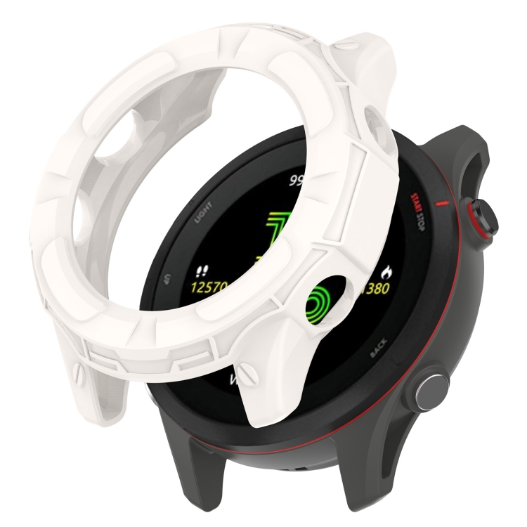 Levně TPU HALF COVER Obal pro Garmin Forerunner 955 bílý