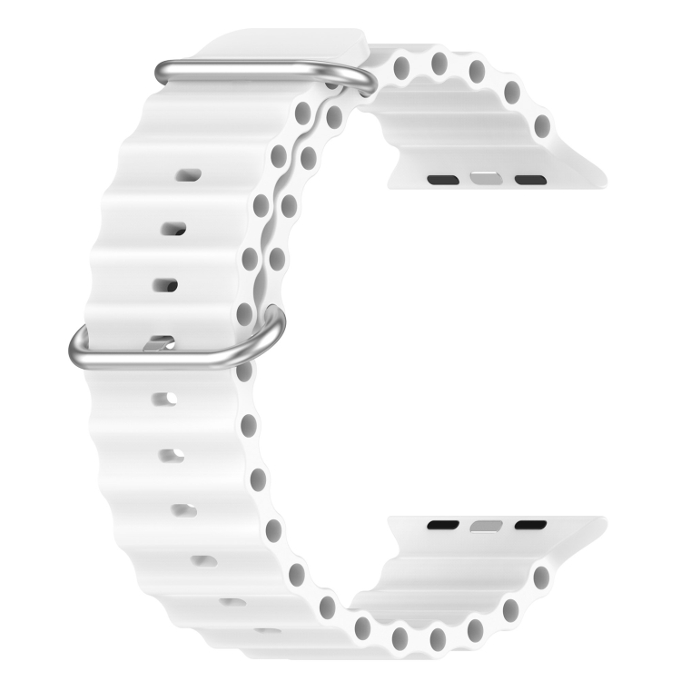 PROTEMIO 58801
OCEAN Řemínek pro Apple Watch Ultra (49mm) / 8 / 7 (45mm) / 6 / SE / 5 / 4 (44mm) / 3 / 2 / 1 (42mm) bílý