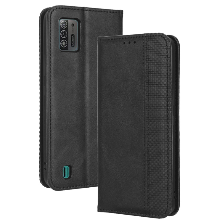 Levně BUSINESS Peněženkový kryt pro ZTE Blade A52 Lite černý