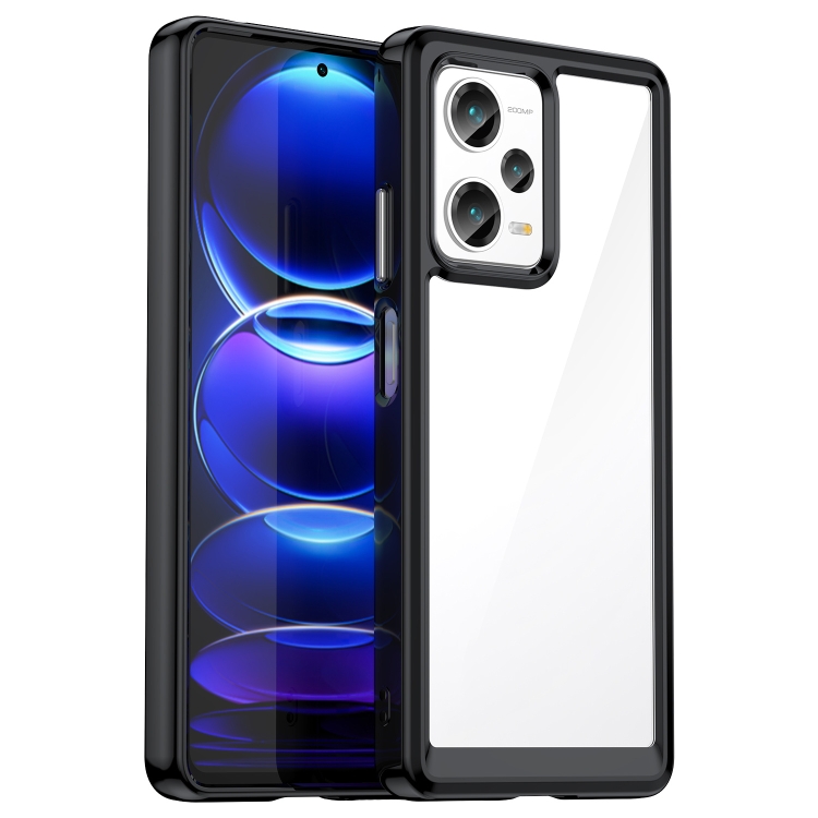 Levně CRYSTAL Ochranný kryt pro Xiaomi Redmi Note 12 Pro + 5G černý