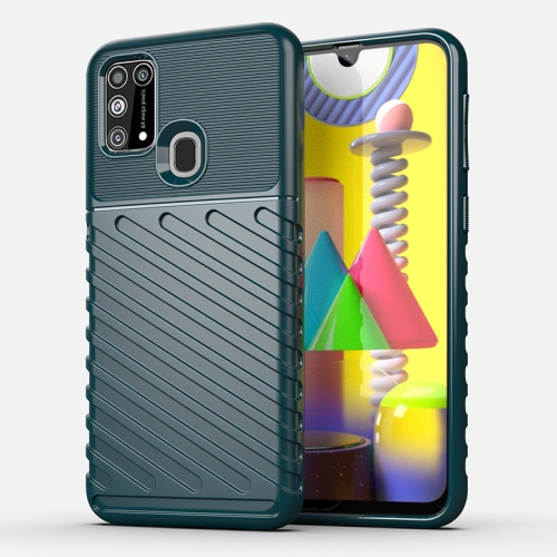 THUNDER Ochranný kryt Samsung Galaxy M31 zelený