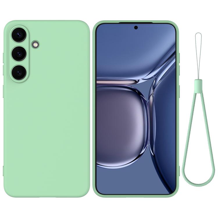 Levně RUBBER Ochranný kryt pro Samsung Galaxy S25 FE zelený