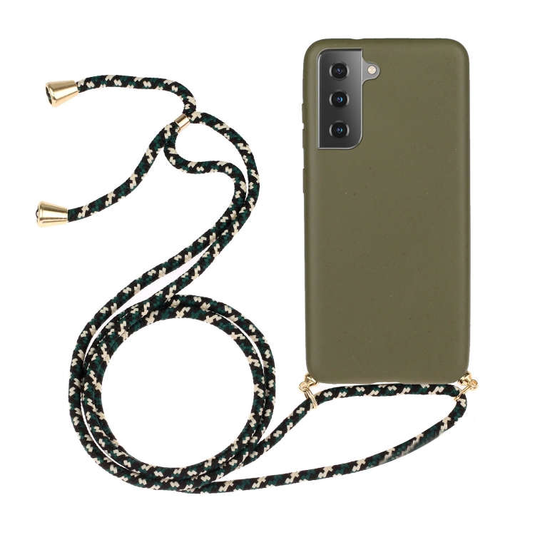 ROPE Kryt se šňůrkou Samsung Galaxy A34 5G tmavě zelený