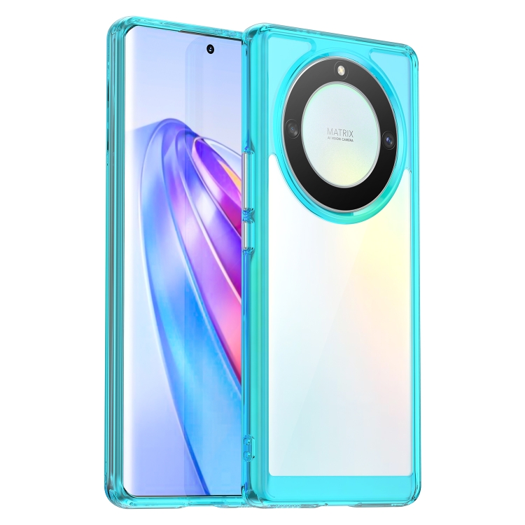 Levně CRYSTAL Ochranný kryt pro Honor Magic5 Lite tyrkysový