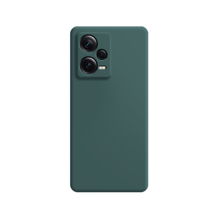 RUBBER Ochranný kryt pro Xiaomi Redmi Note 12 5G tmavě zelený