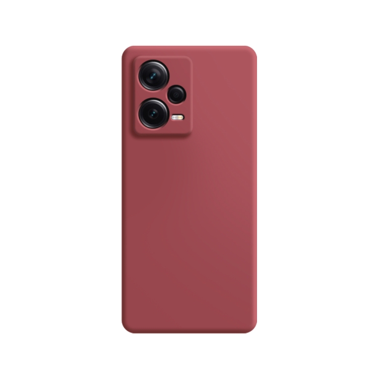 RUBBER Ochranný kryt pro Xiaomi Redmi Note 12 5G červený