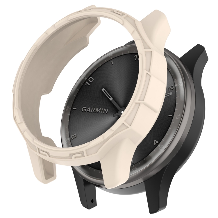 Levně TPU HALF COVER Obal pro Garmin Vivo move Trend béžový
