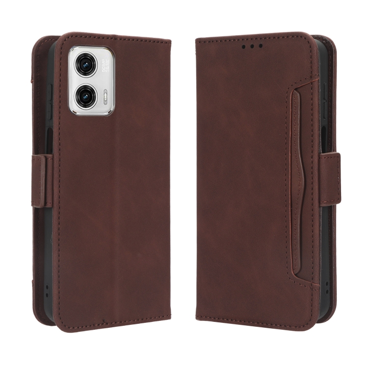SLOT Peněženkový obal pro Motorola Moto G53 5G hnědý