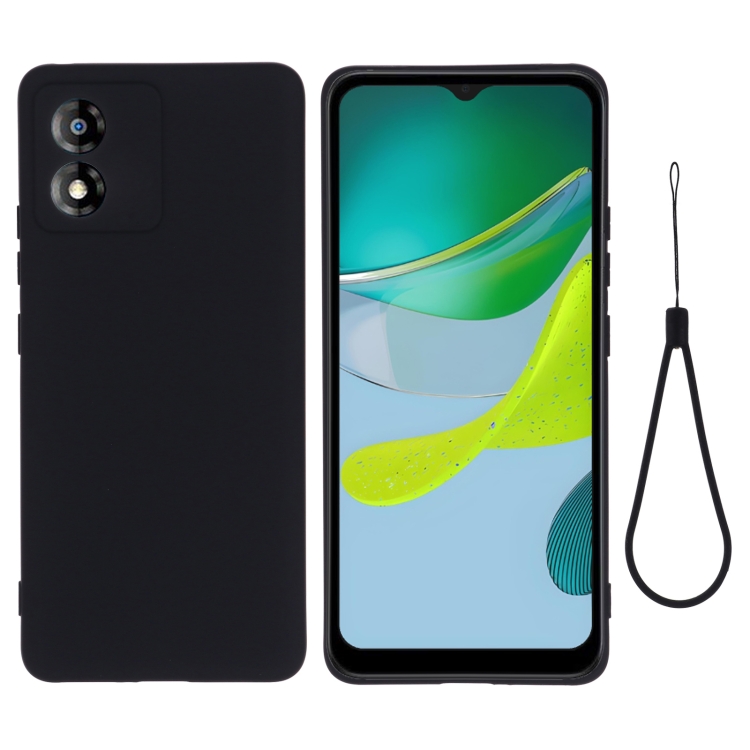 Levně RUBBER Ochranný kryt pro Motorola Moto E13 černý