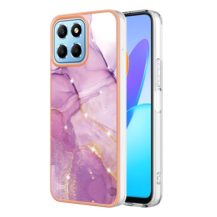 Levně IMD MARBLE Ochranný kryt Honor X6 / X8 5G PURPLE