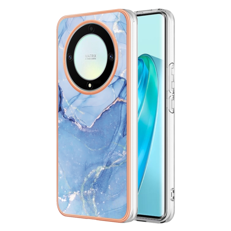 Levně IMD MARBLE Ochranný kryt Honor Magic5 Lite BLUE