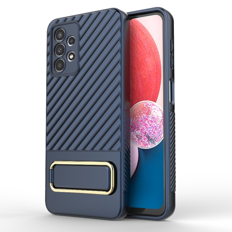 Levně WAVY Ochranný kryt se stojanem Samsung Galaxy A13 modrý