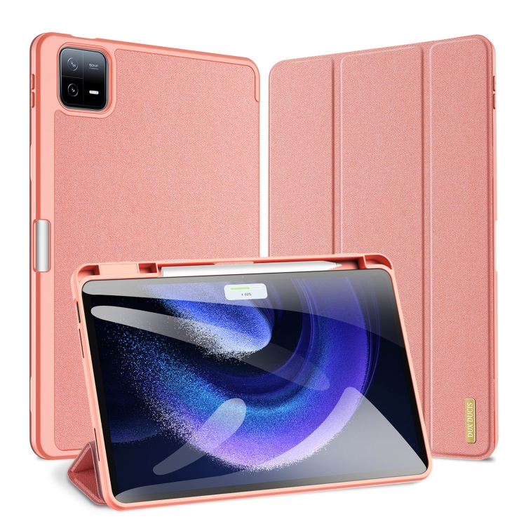 Levně DUX DOMO Zaklápěcí pouzdro Xiaomi Pad 6 / Pad 6 Pro růžové