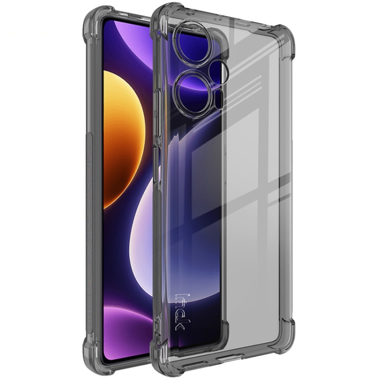 Levně IMAK Ochranný silikonový kryt Xiaomi Poco F5 černý