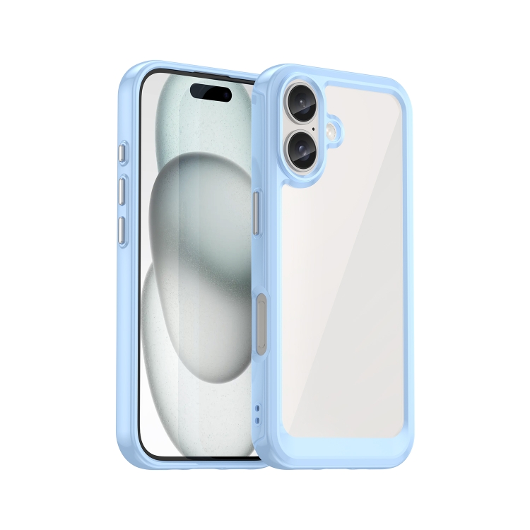 Levně CRYSTAL Ochranný kryt pro Apple iPhone 16 Plus modrý