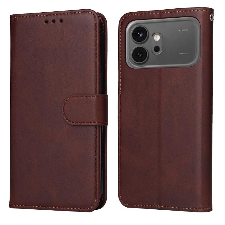 Levně SMOOTH Peněženkové pouzdro pro Honor 600 / Honor 600 Pro hnědé