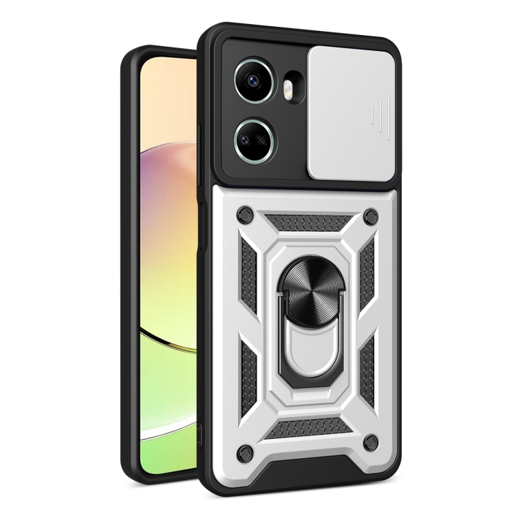 RING CAMERA Kryt s držákem pro Huawei Nova 10 SE stříbrný