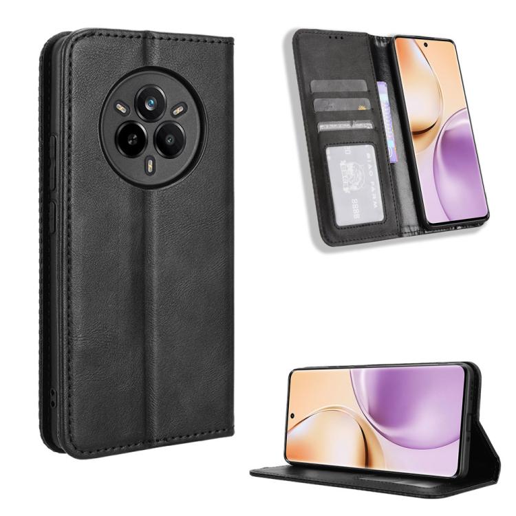 Levně BUSINESS Peněženkové pouzdro pro Realme 14 Pro 5G černé