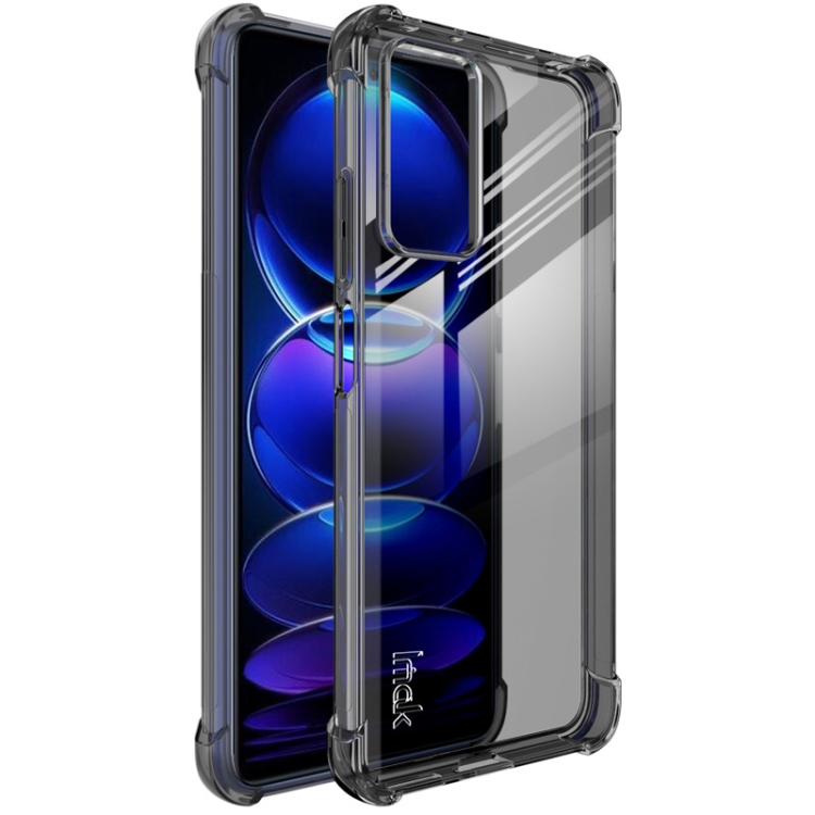 Levně IMAK Ochranný silikonový kryt Xiaomi Redmi Note 12 Pro černý