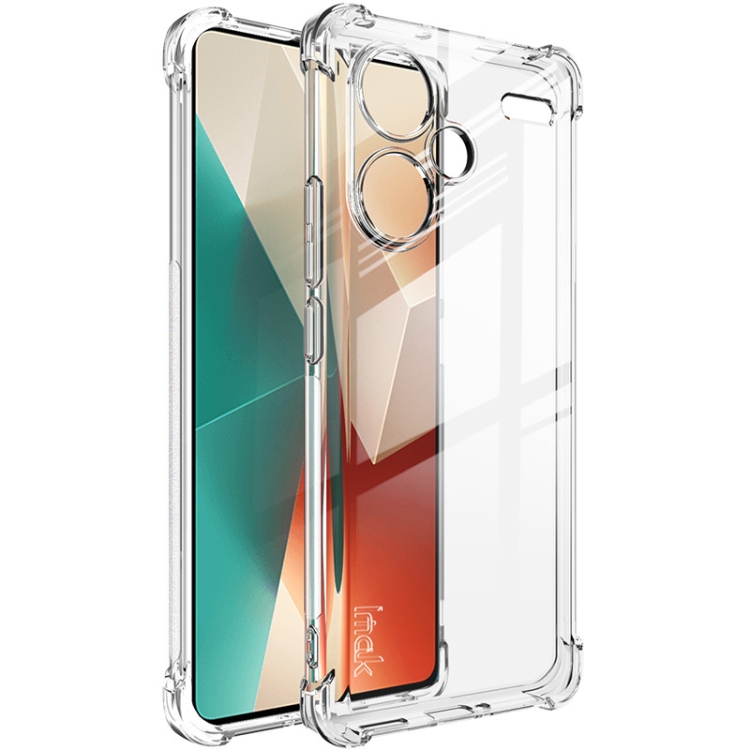 Levně IMAK Ochranný silikonový obal pro Xiaomi Redmi Note 13 Pro+ 5G průhledný