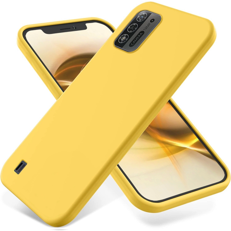 Levně RUBBER Ochranný kryt pro ZTE Blade A52 Lite žlutý