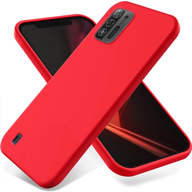 Levně RUBBER Ochranný kryt pro ZTE Blade A52 Lite červený
