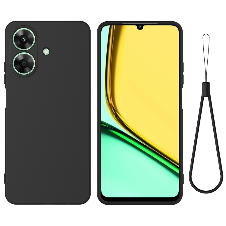 RUBBER Ochranný kryt pro Realme Note 60 černý