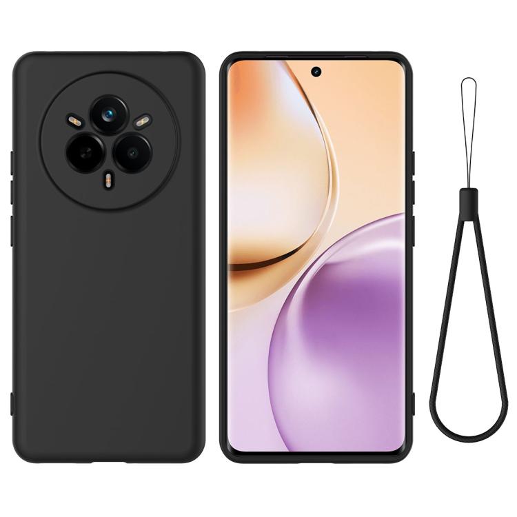 Levně RUBBER Ochranný kryt pro Realme 14 Pro+ 5G černý
