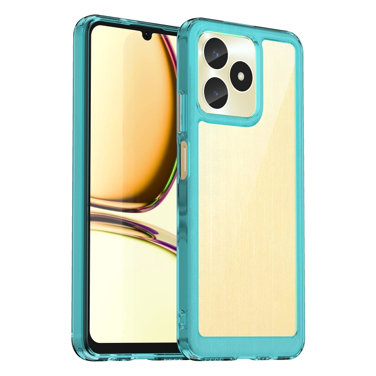 Levně CRYSTAL Ochranný kryt pro Realme C51 tyrkysový