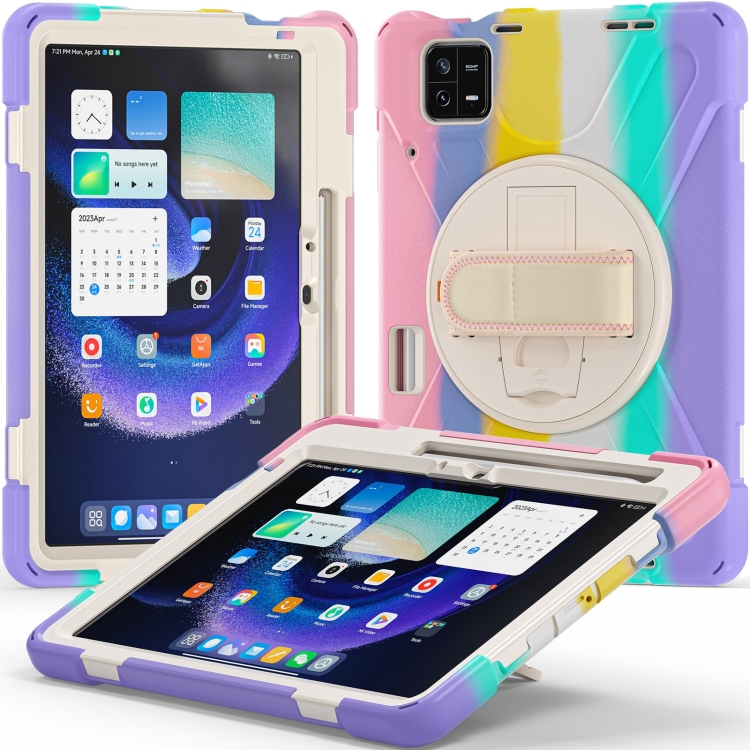 Levně SOLID Odolný kryt pro Xiaomi Pad 6 / Pad 6 Pro RAINBOW