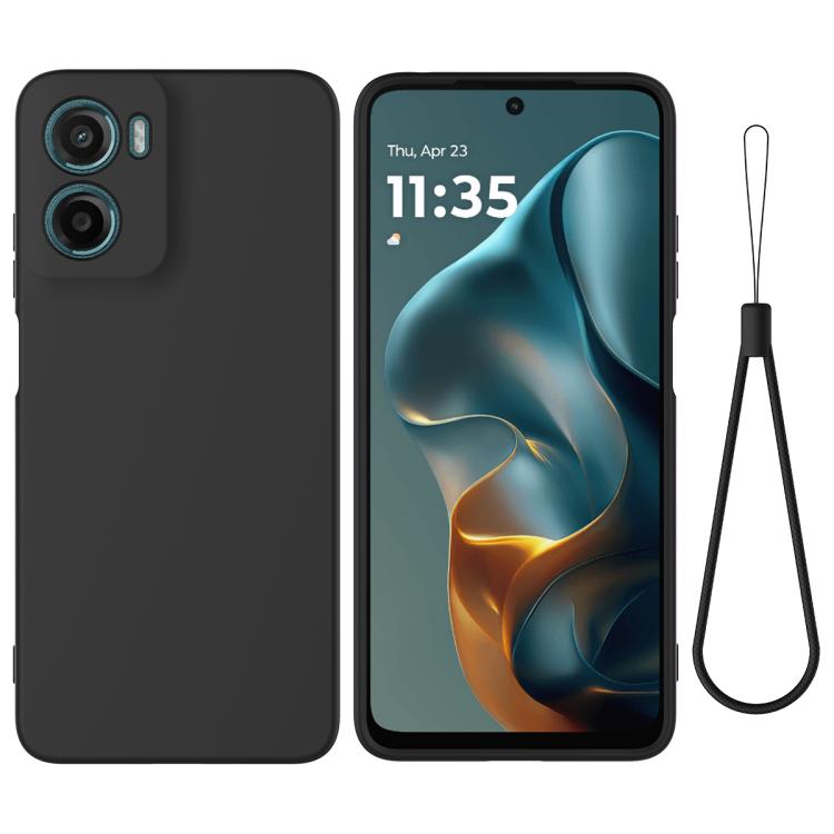 RUBBER Ochranný kryt pro Motorola Moto G05 / Moto E15 černý