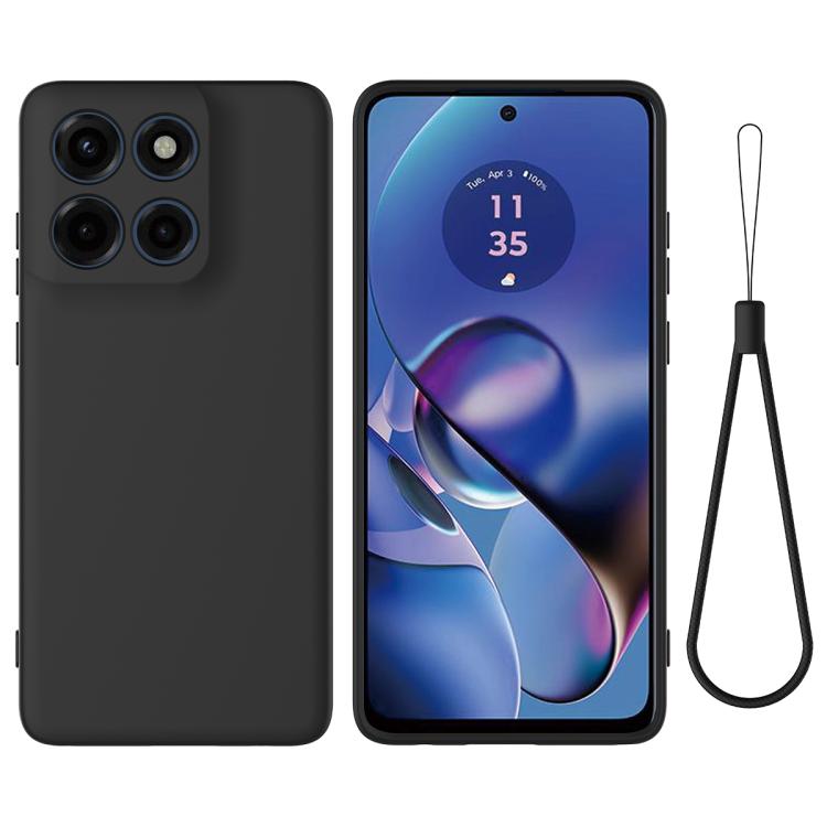 Levně RUBBER Ochranný obal pro Motorola Moto G86 Power 5G černý