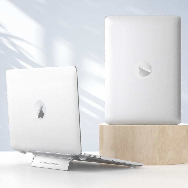 Levně FROST Obal pro Macbook Air 13 A1932 / A2179 / A2337 průhledný matný
