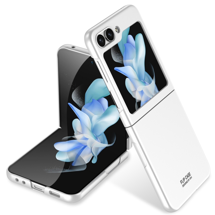 Levně GKK Plastový kryt Samsung Galaxy Z Flip 5 5G stříbrný