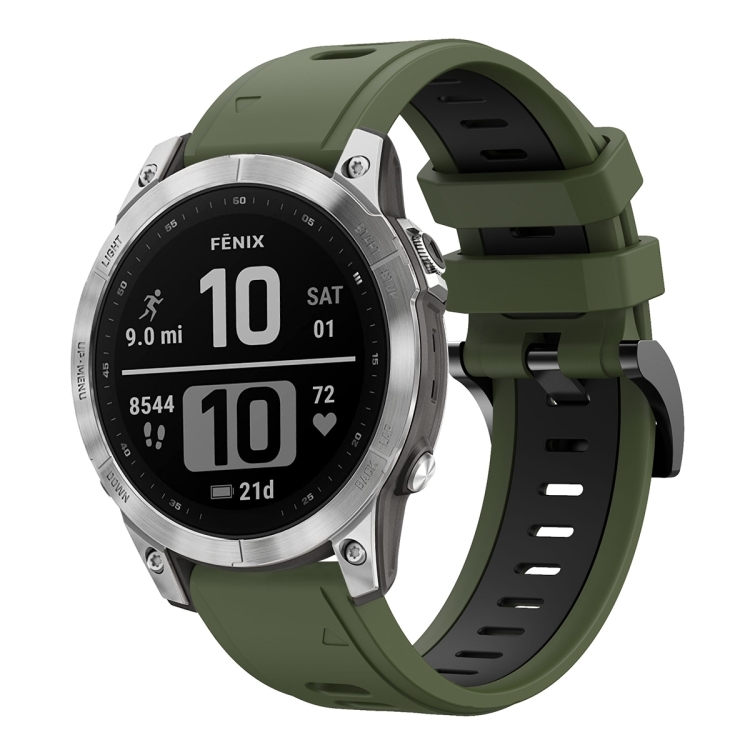 Levně SPORTY Univerzální řemínek pro modely Garmin Instinct tmavě zelený