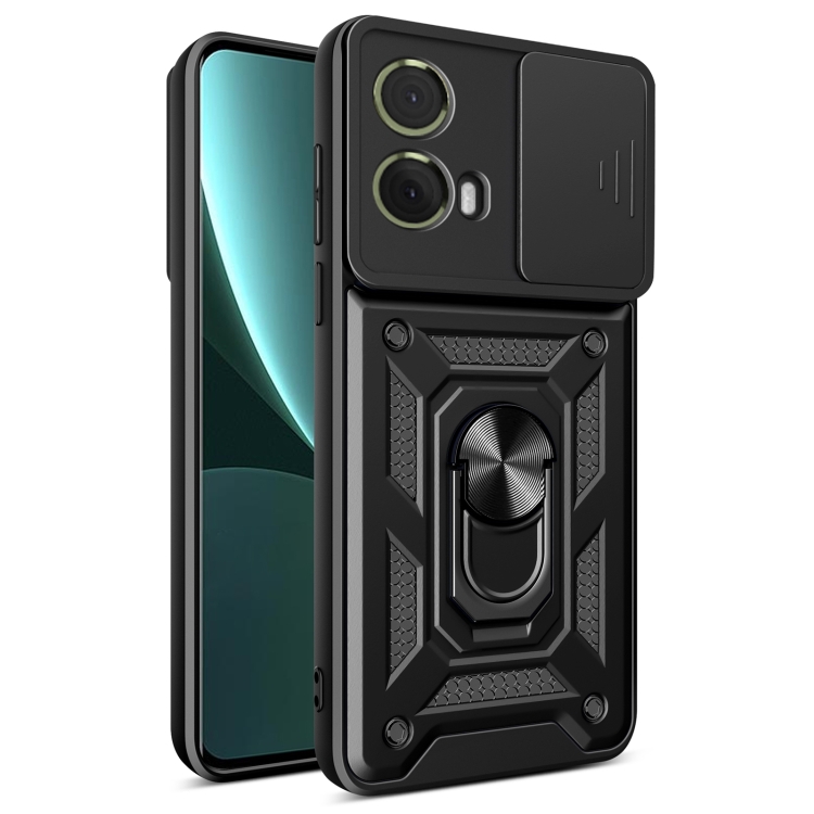 RING CAMERA Kryt s držákem pro Motorola Moto G85 5G černý