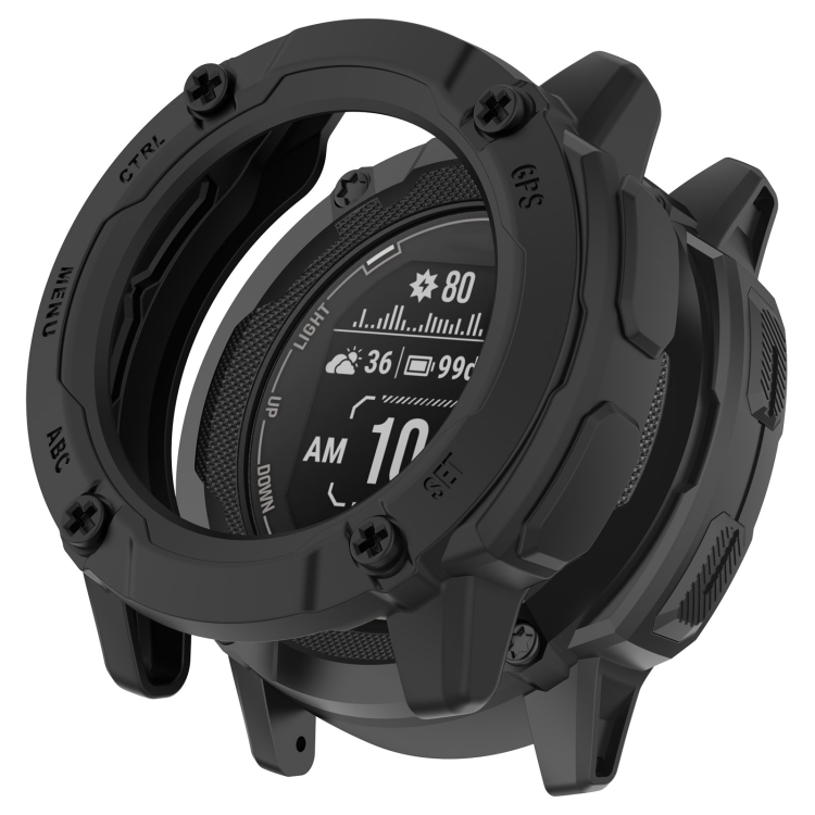 Levně TPU HALF COVER Obal pro Garmin Instinct 2X černý