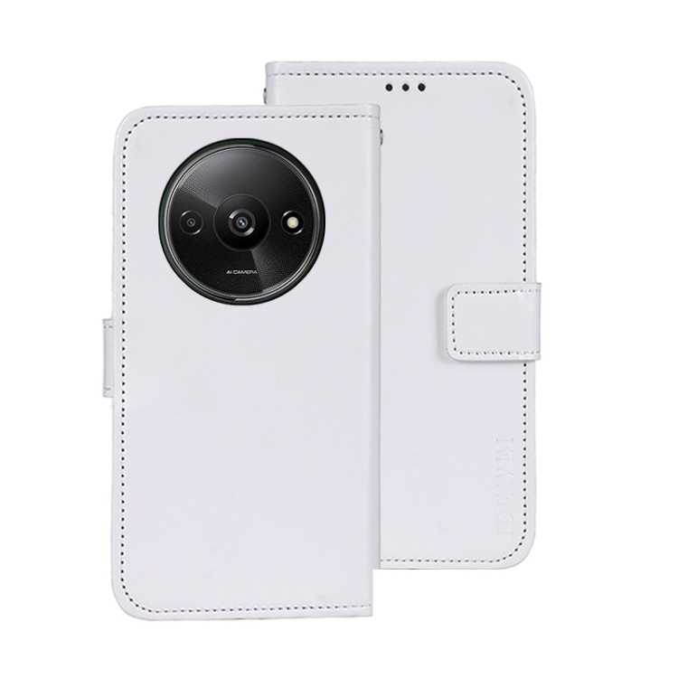 Levně IDEWEI Peněženkový kryt Xiaomi Redmi A3 bílý