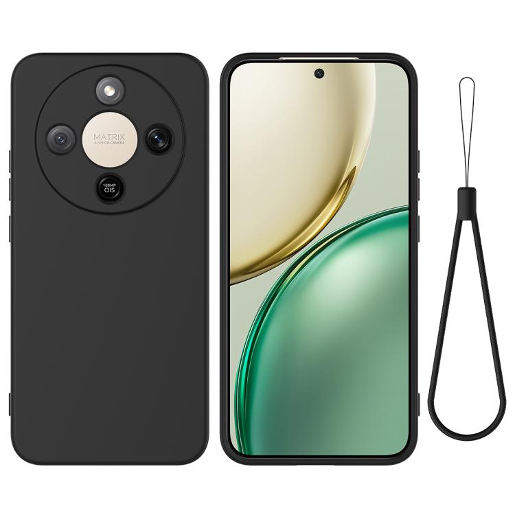 Levně RUBBER Ochranný obal pro Honor Magic8 Lite 5G černý