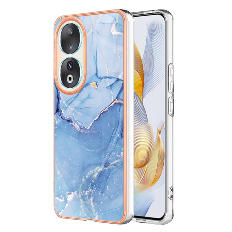 Levně IMD MARBLE Ochranný kryt Honor 90 5G BLUE