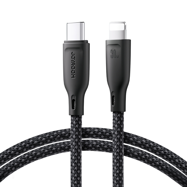 Levně JOYROOM SA34-CL3 30W Kabel USB Typ-C / Lightning 1 metr černý