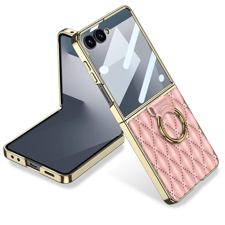 Levně GKK NIKKI Kryt s držákem Samsung Galaxy Z Flip7 5G růžový