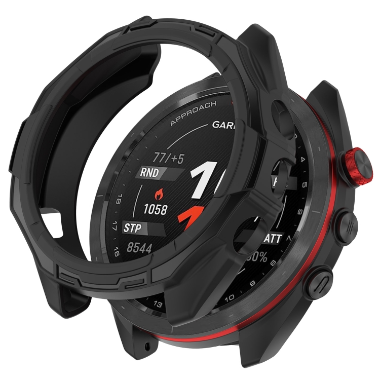 Levně TPU HALF COVER Obal pro Garmin Approach S70 47mm černý