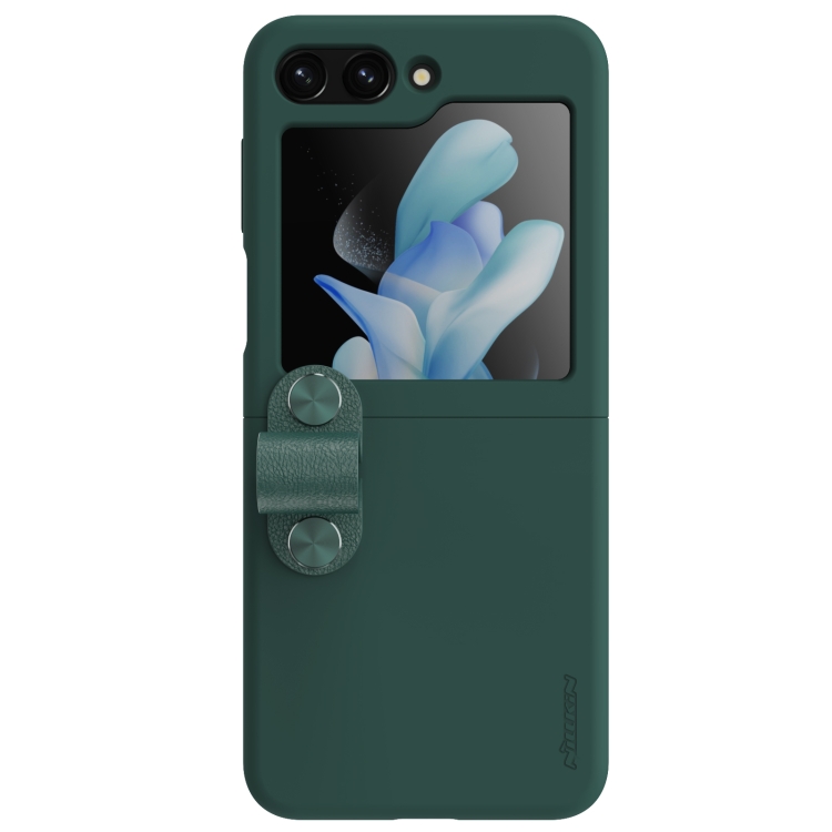 NILLKIN SOFT Silikonový kryt pro Samsung Galaxy Z Flip 5 5G zelený