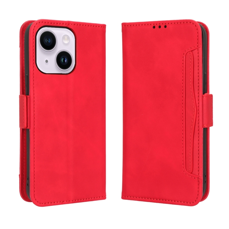 Levně SLOT Peněženkový obal pro Apple iPhone 16 Plus červený