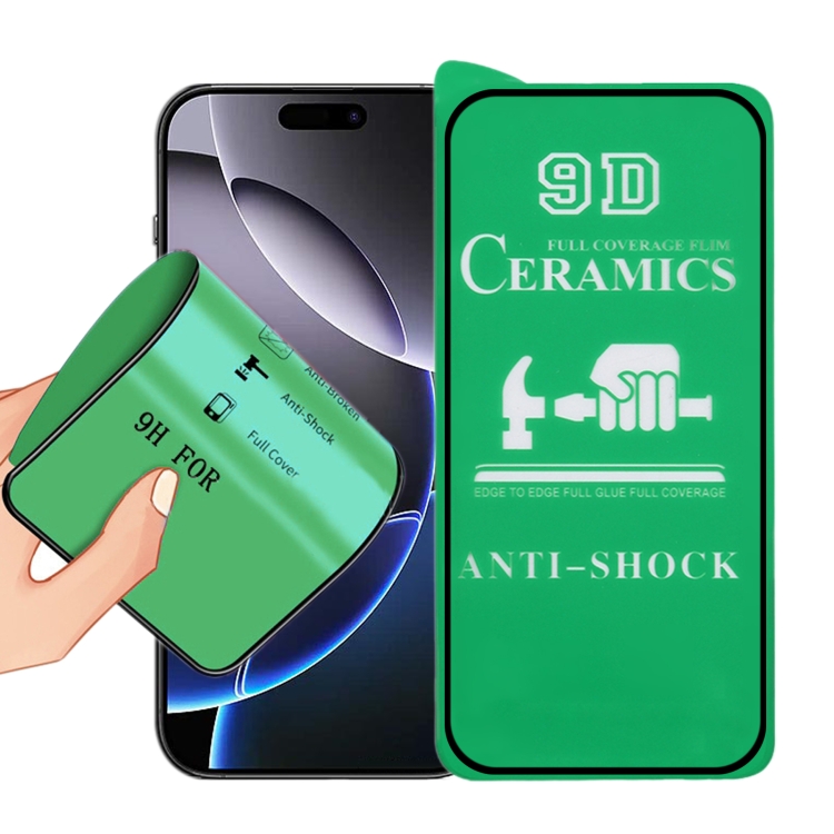 Levně Keramika 3D Hybridní sklo pro Apple iPhone 16 Pro Max