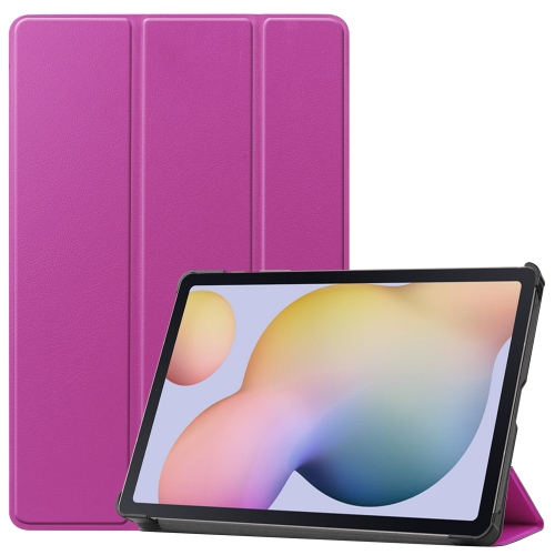 FORCELL LEATHER Zaklápací obal Samsung Galaxy Tab S7 fialový