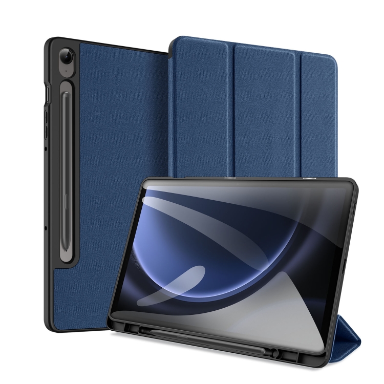Levně DUX DOMO Zaklápěcí pouzdro Samsung Galaxy Tab S10 FE / Tab S10 Lite / Tab S9 FE modré