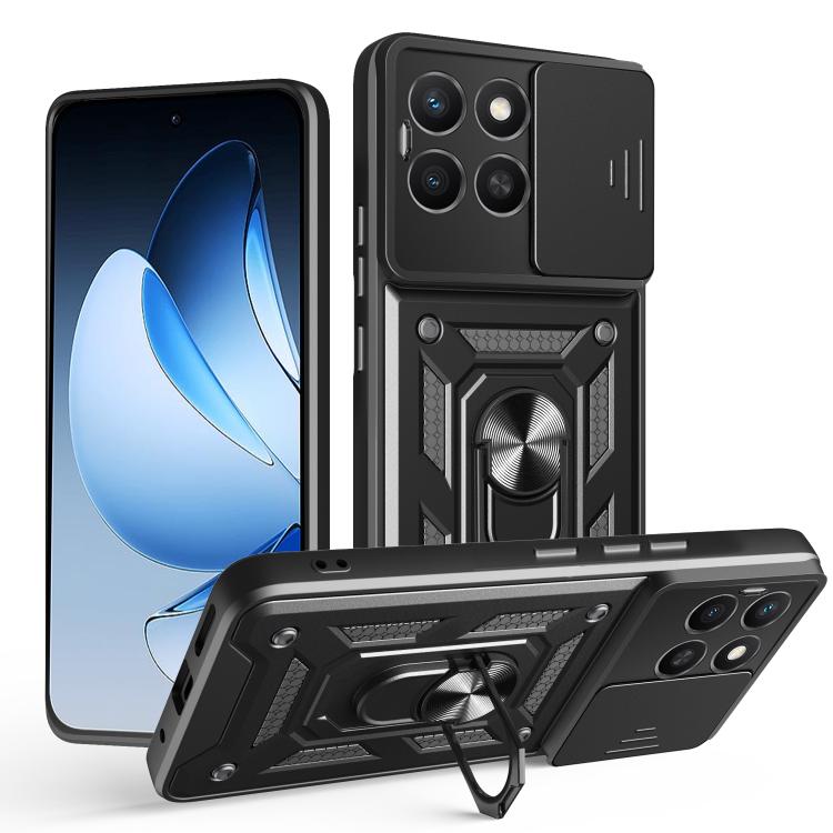 Levně RING CAMERA Kryt s držákem pro Honor X8c černý